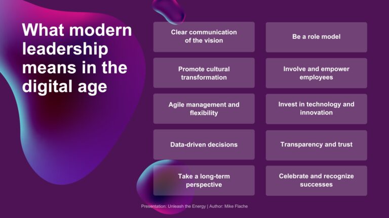 Mike Flache – Presentation on Digital Transformation: What Modern Leadership Means in the Digital Age